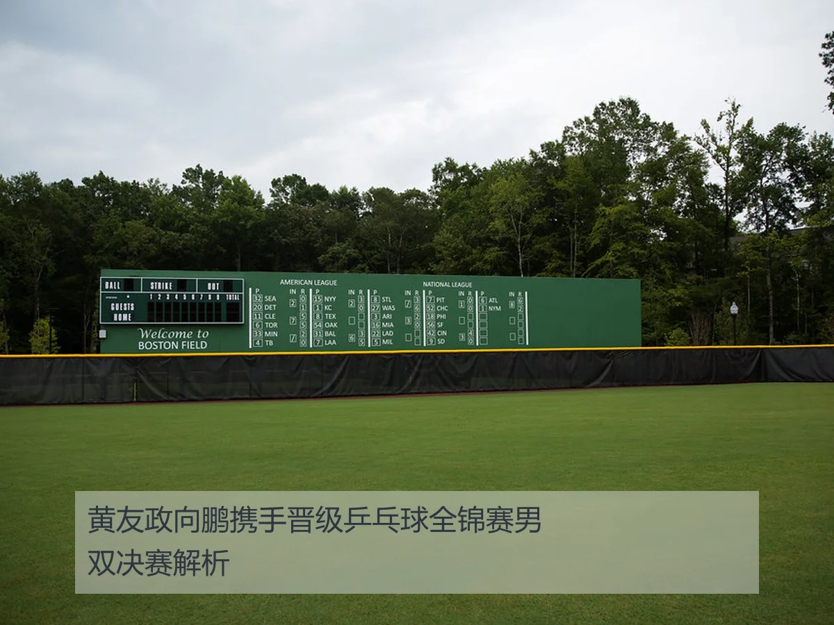 黄友政向鹏携手晋级乒乓球全锦赛男双决赛解析